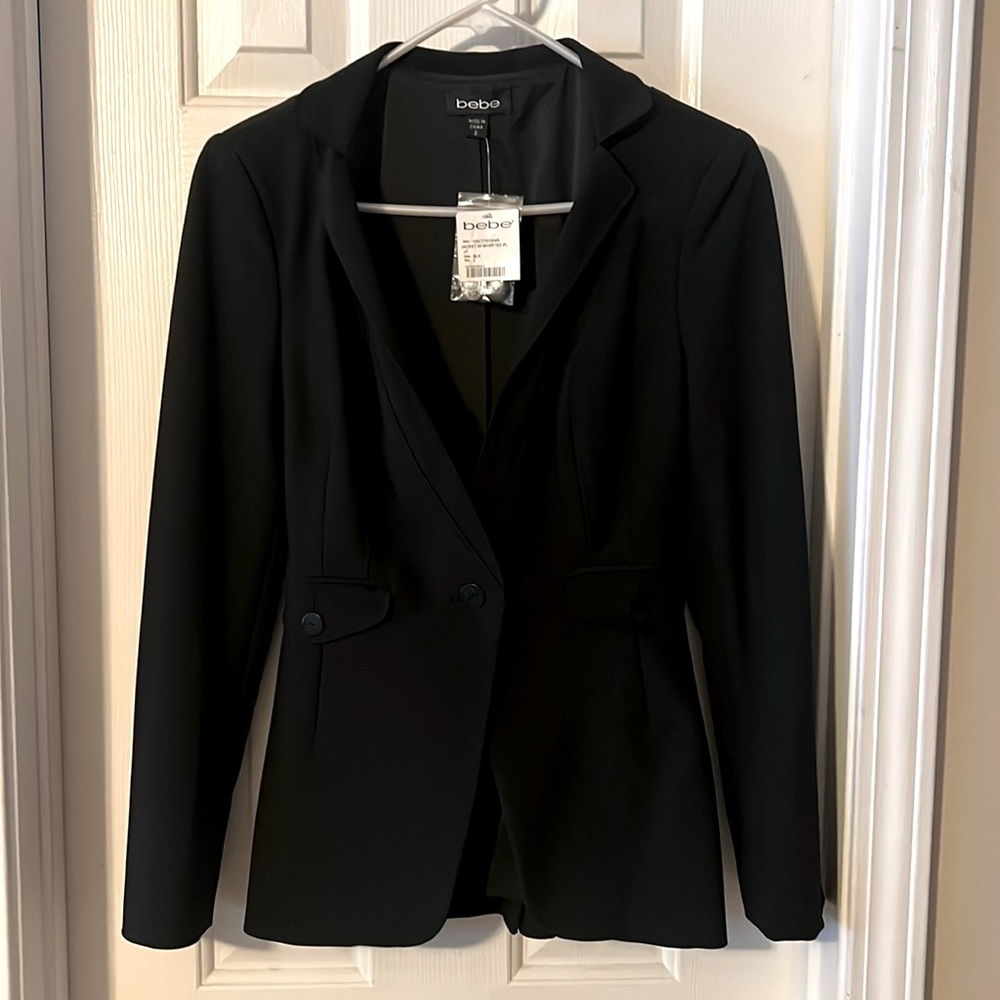 Bebe blazer skirt set